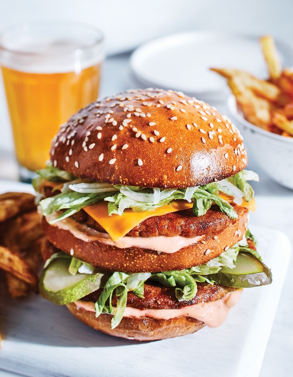 Double Veg Burger